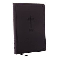 NKJV Value Thinline Bible Large Print Leathersoft Charcoal