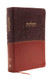 NKJV Woman's Study Bible Leathersoft Brown/Burgundy Red