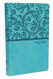 KJV Deluxe Gift Bible Leathersoft Teal Red Letter Comfort Print