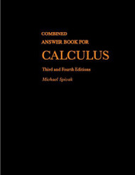 Combined Answer Book For Calculus Third ands