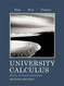 University Calculus Early Transcendentals