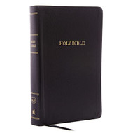 KJV Holy Bible Personal Size Giant Print Reference Bible Black