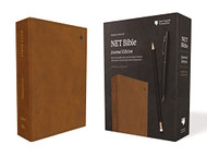 NET Bible Journal Edition Leathersoft Brown Comfort Print: Holy Bible