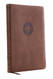 KJV Thinline Bible Youth Edition Leathersoft Brown Red Letter Comfort Print