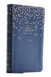 NKJV Thinline Bible Youth Edition Leathersoft Blue Red Letter Comfort Print