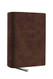 NET Abide Bible Leathersoft Brown Comfort Print: Holy Bible