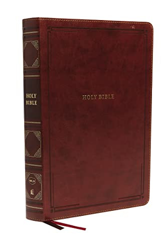 NKJV Holy Bible Super Giant Print Reference Bible Brown