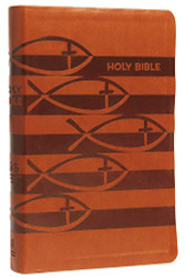 ICB Holy Bible Leathersoft Brown: International Children's Bible