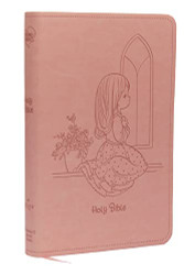 NRSVCE Precious Moments Bible Pink Leathersoft Comfort Print: Holy Bible