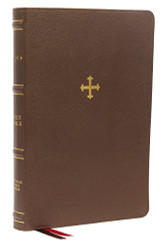 NRSV Catholic Bible Thinline Edition Genuine Leather Brown
