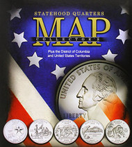 Statehood Quarters Collector's Map