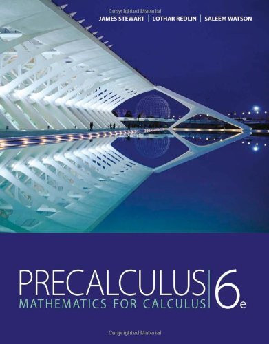 Precalculus Mathematics For Calculus