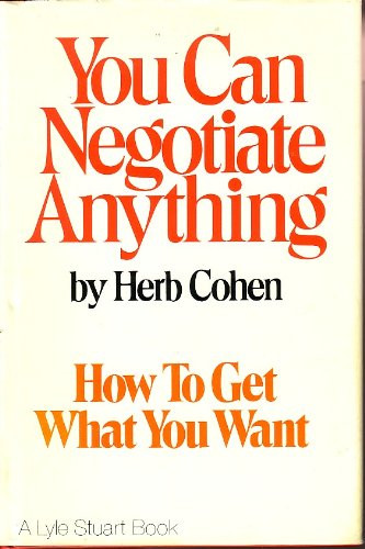 You Can Negotiate Anything