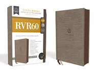 RVR60 Santa Biblia Serie 50 Letra Grande Tamano Manual Tapa DuraTela Gris