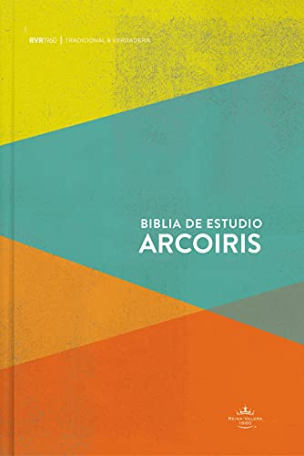 Biblia Reina Valera 1960 de Estudio Arcoiris multicolor