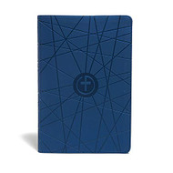 CSB One Big Story Bible Blue LeatherTouch: Connecting Christ