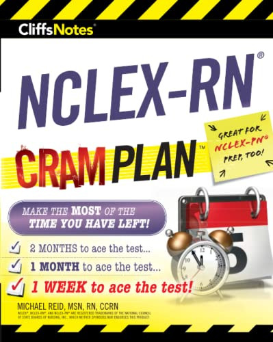 CliffsNotes NCLEX-RN Cram Plan: Illustrated Edition