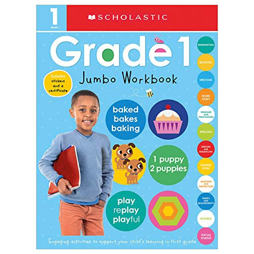 First Grade Jumbo Workbook: Scholastic Early Learners