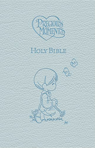 ICB Precious Moments Holy Bible Leathersoft Blue