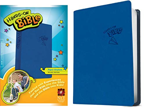 Hands-On Bible NLT (LeatherLike Blue)