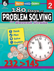 180 Days of Problem Solving for Second Grade - Build Math Fluency