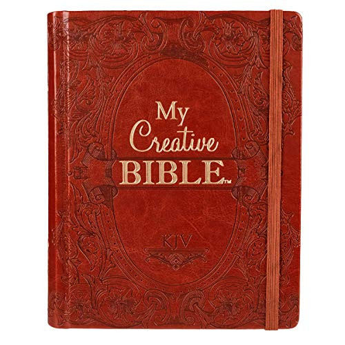 KJV Holy Bible My Creative Bible Brown Faux Leather