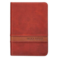 KJV Holy Bible Compact Large Print Faux Leather Red Letter
