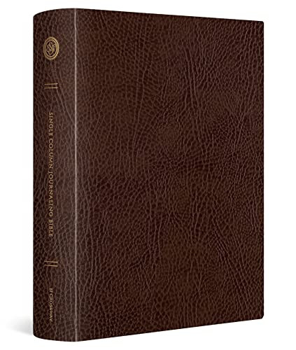ESV Single Column Journaling Bible Large Print (Mocha)