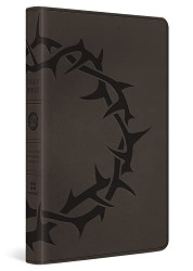 ESV Premium Gift Bible (TruTone Charcoal Crown Design)