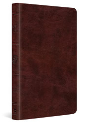 ESV Large Print Thinline Bible (TruTone Mahogany)