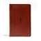 CSB Large Print Personal Size Reference Bible Brown LeatherTouch