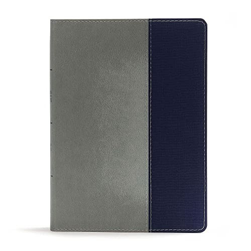 CSB Apologetics Study Bible for Students Gray/Navy LeatherTouch