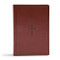CSB Super Giant Print Reference Bible Brown LeatherTouch