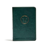 CSB Military Bible Green LeatherTouch