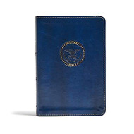 CSB Military Bible Royal Blue LeatherTouch