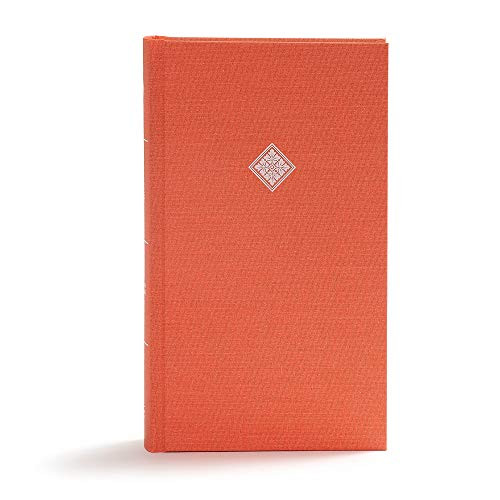 CSB Reader's Bible Poppy Cloth Over Board