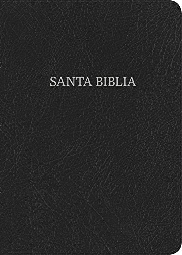 RVR 1960 Biblia Letra Saºper Gigante negro piel fabricada