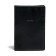 KJV Everyday Study Bible Black LeatherTouch Black Letter Pure