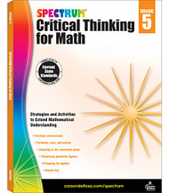 Spectrum 5th Grade Critical Thinking Math Workbooks