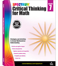 Spectrum 7th Grade Critical Thinking Math Workbooks