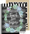 Schoolgirl Style Academic Teacher Planner - Undated Weekly/Monthly Plan Book