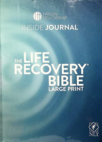Tyndale NLT The Life Recovery Bible Large Print Inside Journal