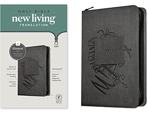 NLT Compact Zipper Bible Filament Enabled Edition