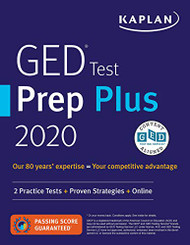 GED Test Prep Plus 2020: 2 Practice Tests