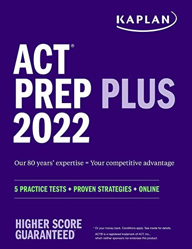 ACT Prep Plus 2022: 5 Practice Tests
