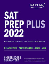 SAT Prep Plus 2022: 5 Practice Tests + Video