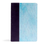 NKJV Daily Devotional Bible for Women Purple/Blue LeatherTouch
