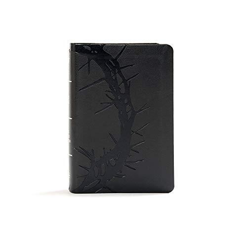 KJV Large Print Compact Reference Bible Charcoal LeatherTouch