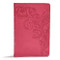 KJV Giant Print Reference Bible Pink LeatherTouch Indexed Red