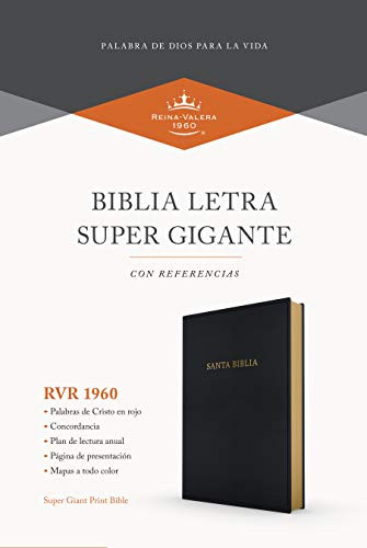 Biblia Reina Valera 1960 Letra super gigante negro